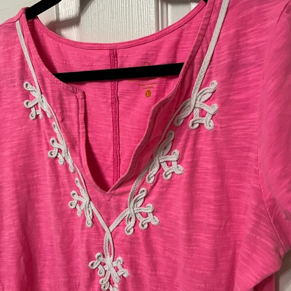 Lilly Pulitzer Brewster Pink dress embroidered size large - Picture 4 of 6